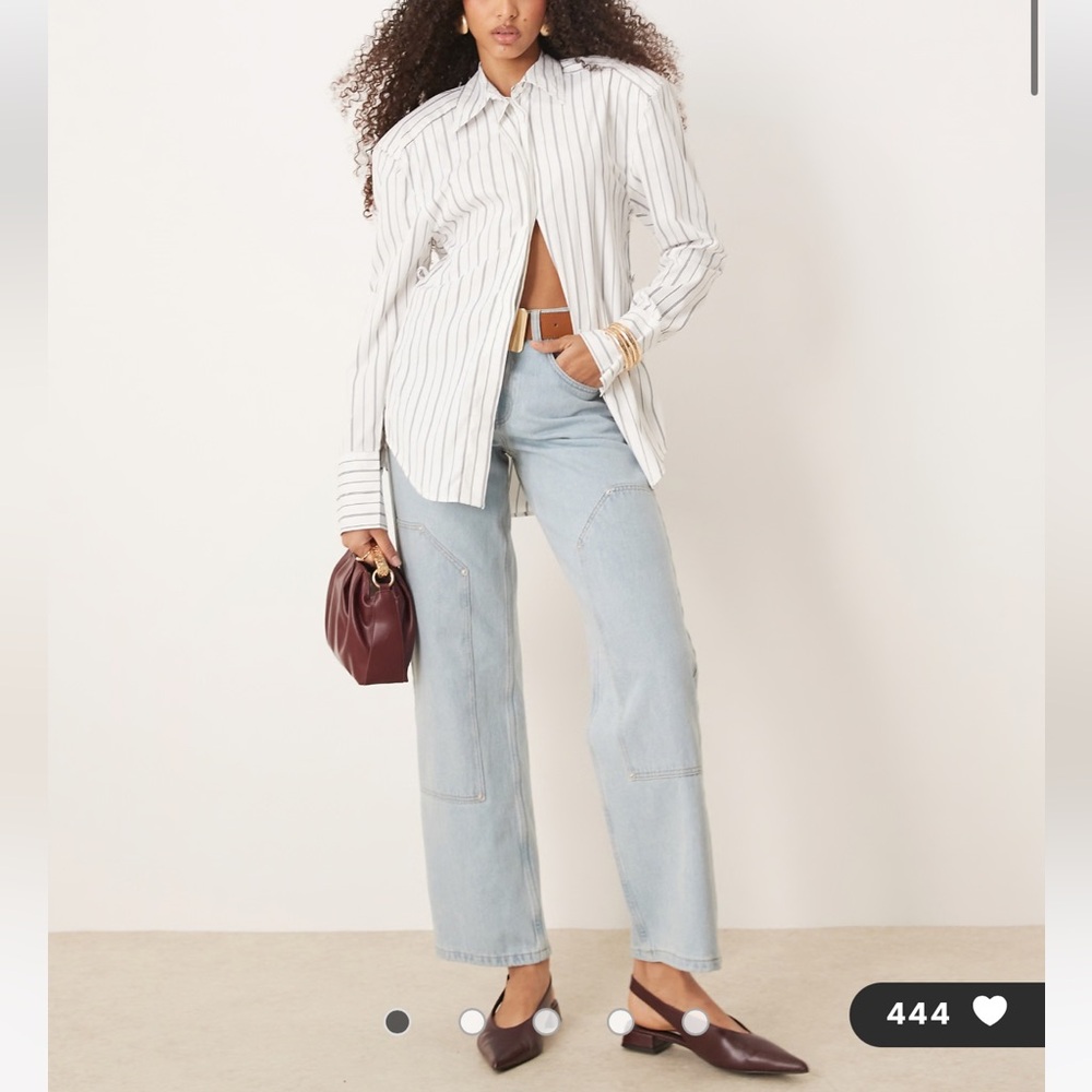 ASOS Light Blue Straight Leg Jeans